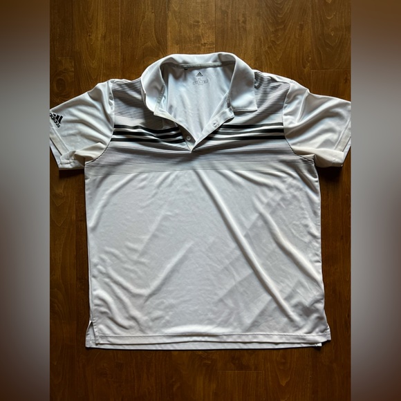 adidas Shirts Adidas Xl Golf Shirt Whitenavy Poshmark